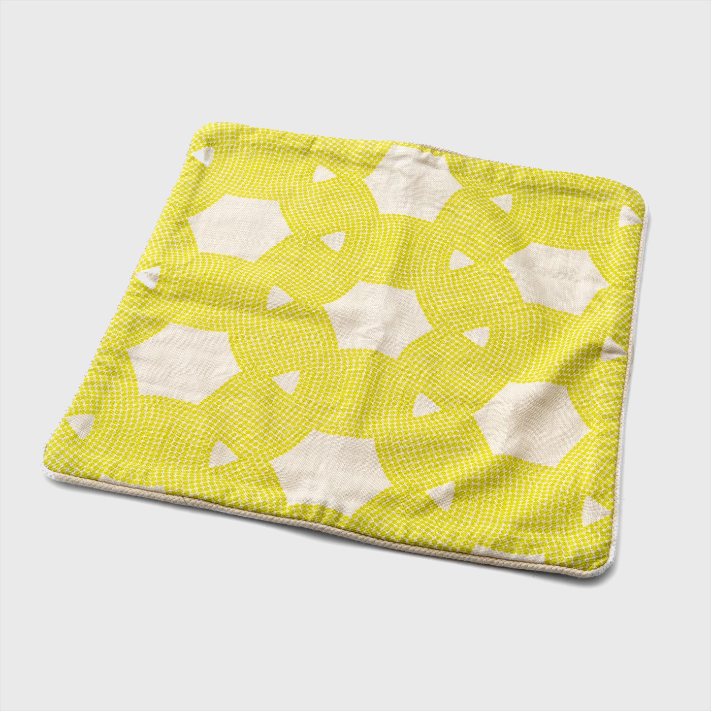 yellow circle pattern
cushion cover