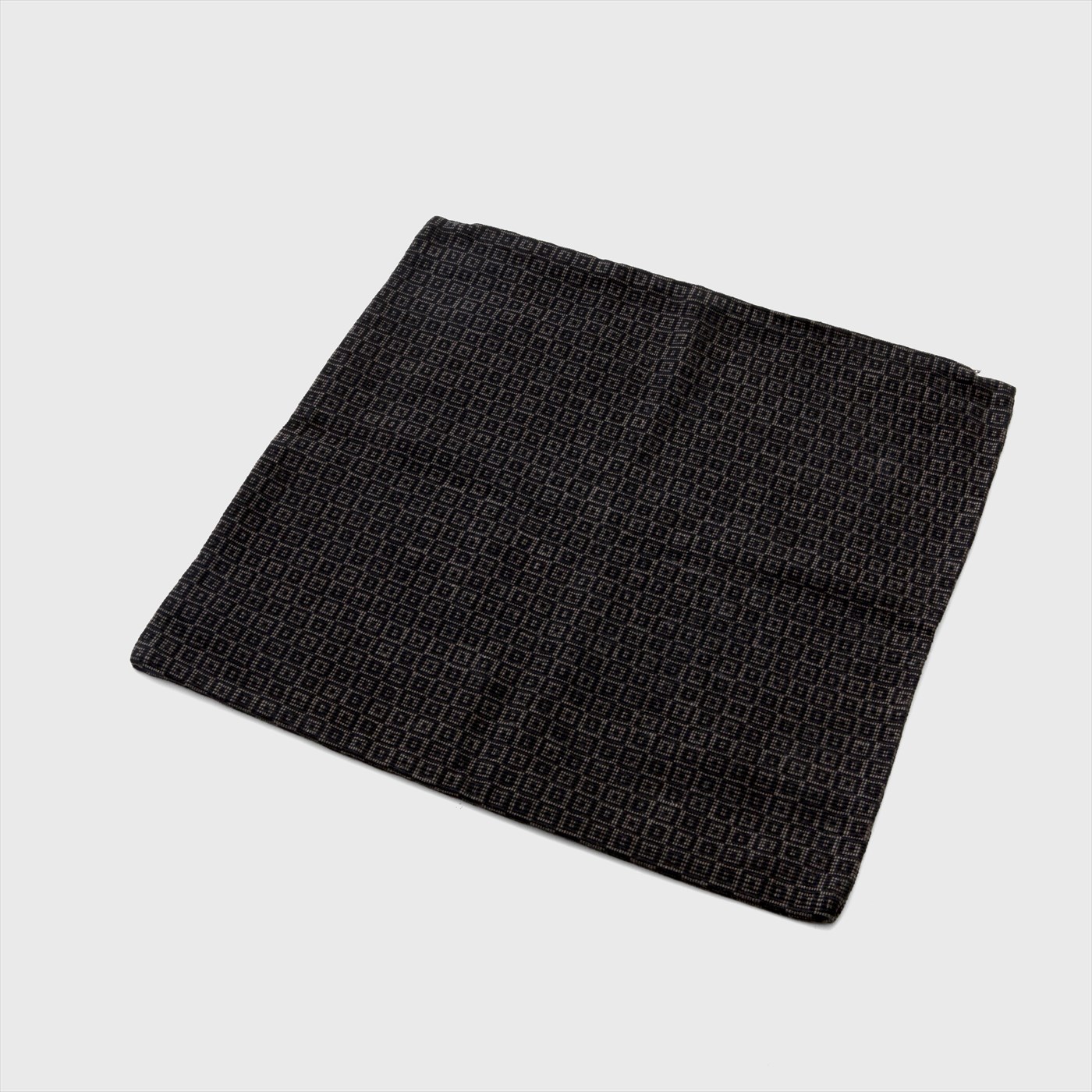 black square pattern
cushion cover