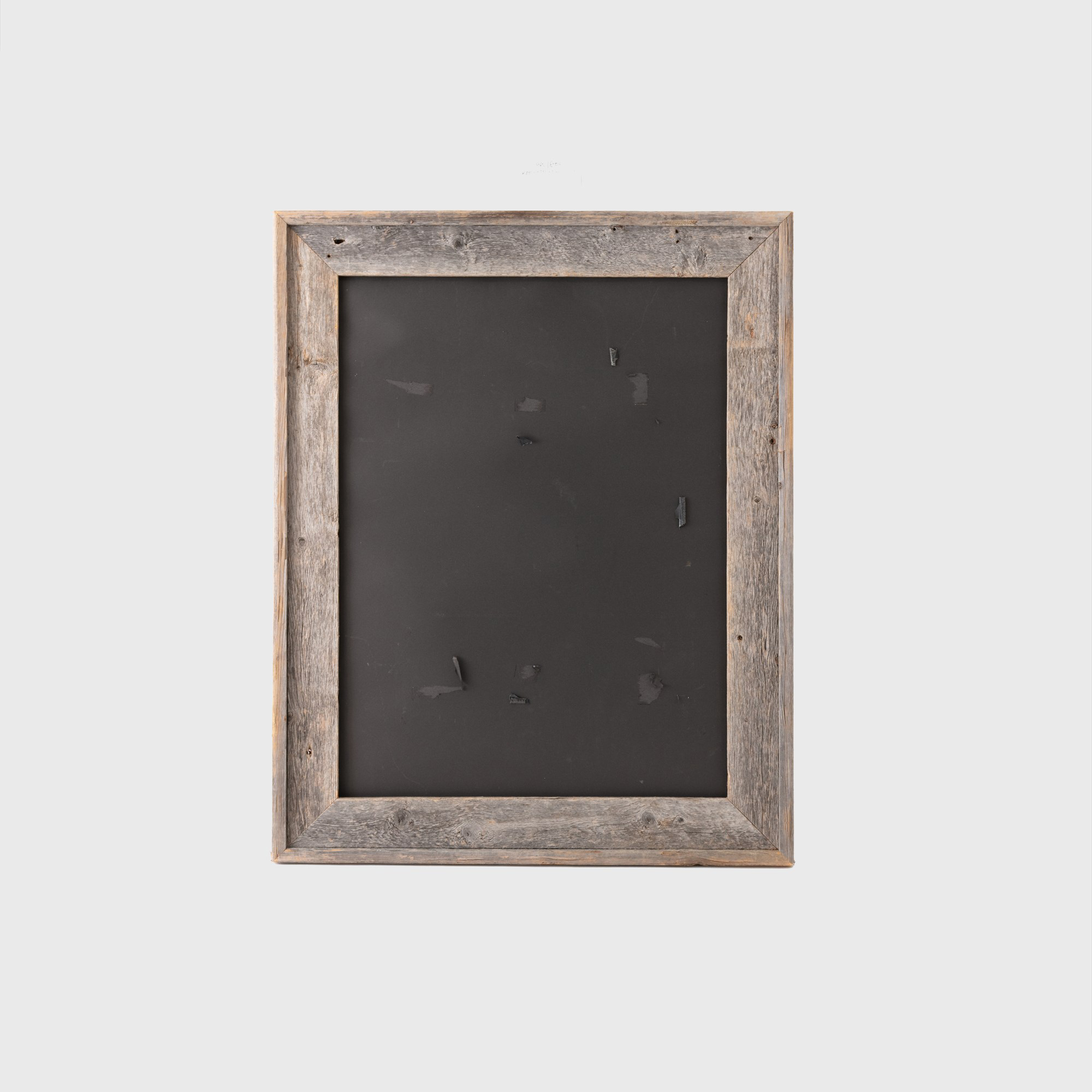 black wood frame