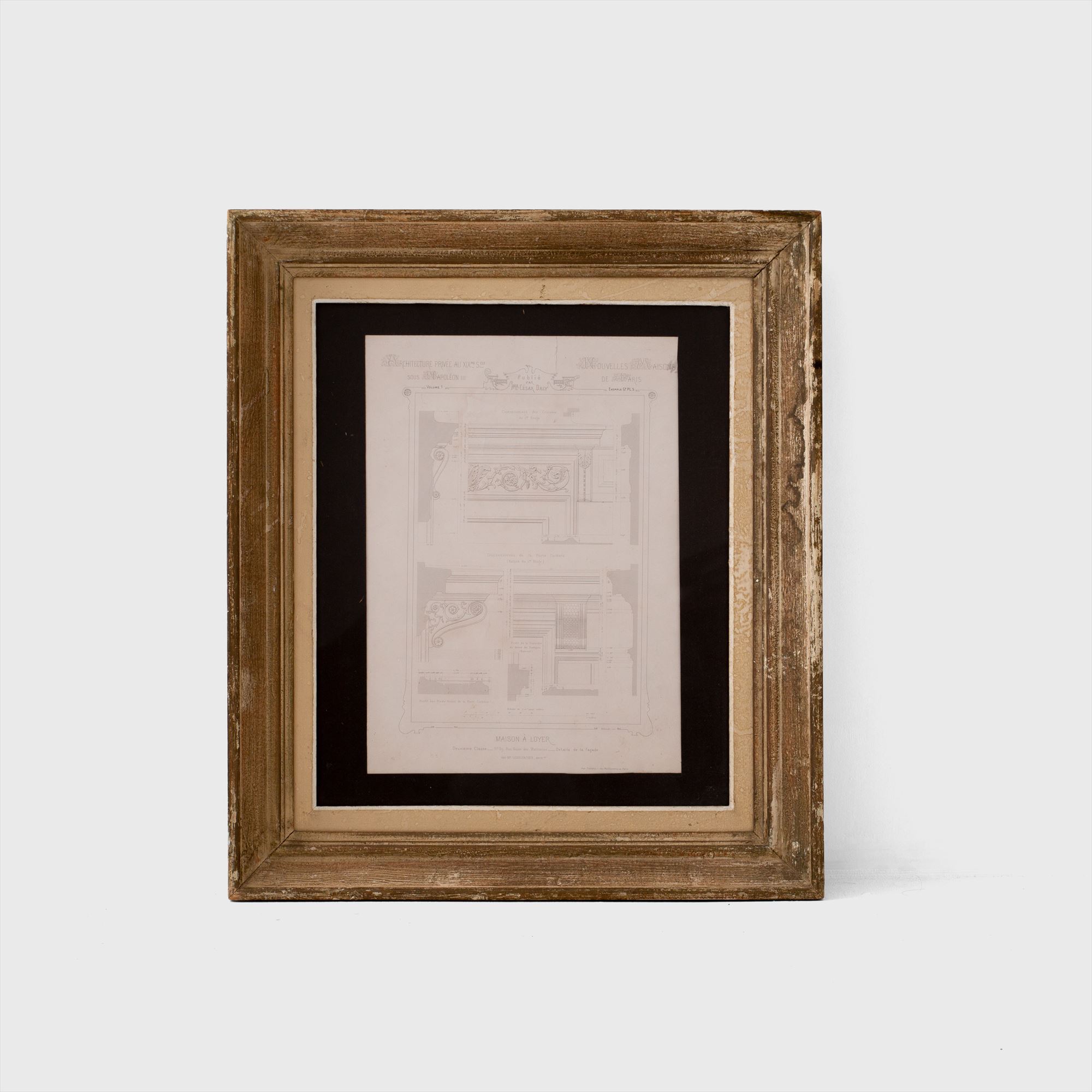 antique drawing frame