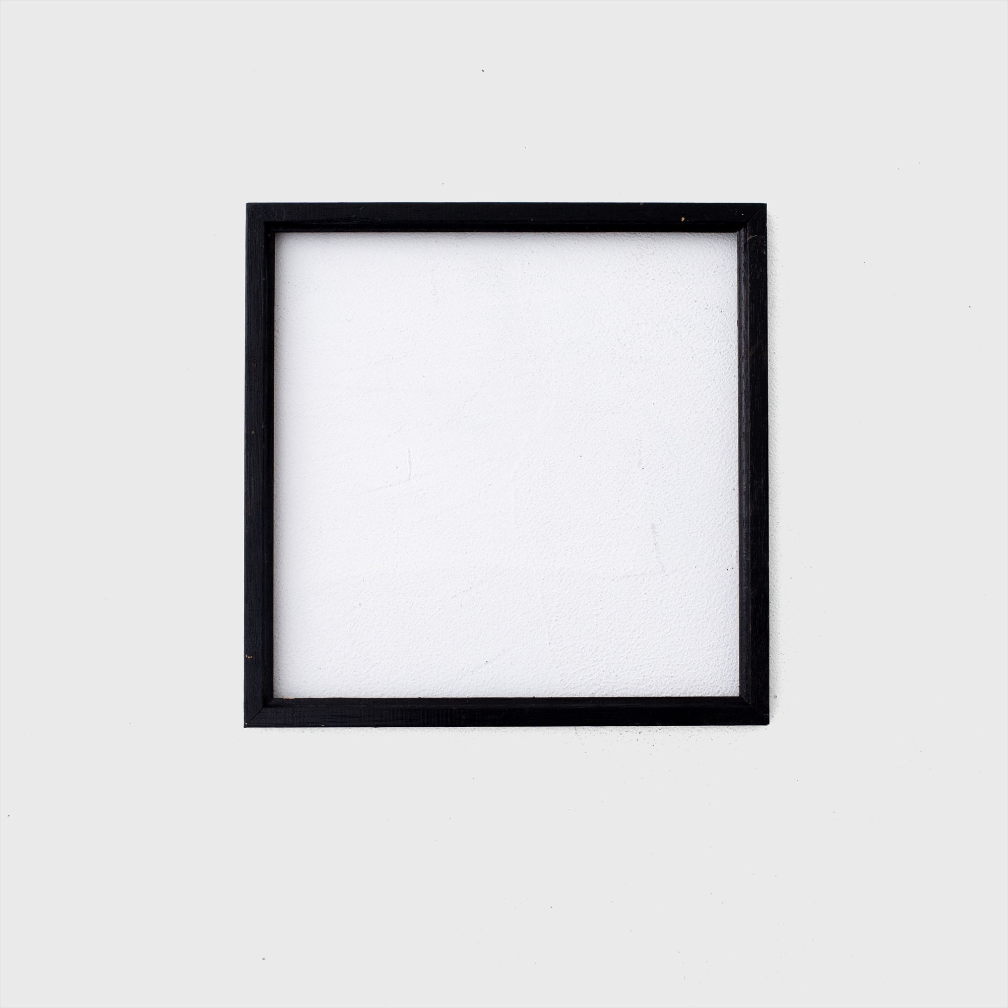 black square wood frame