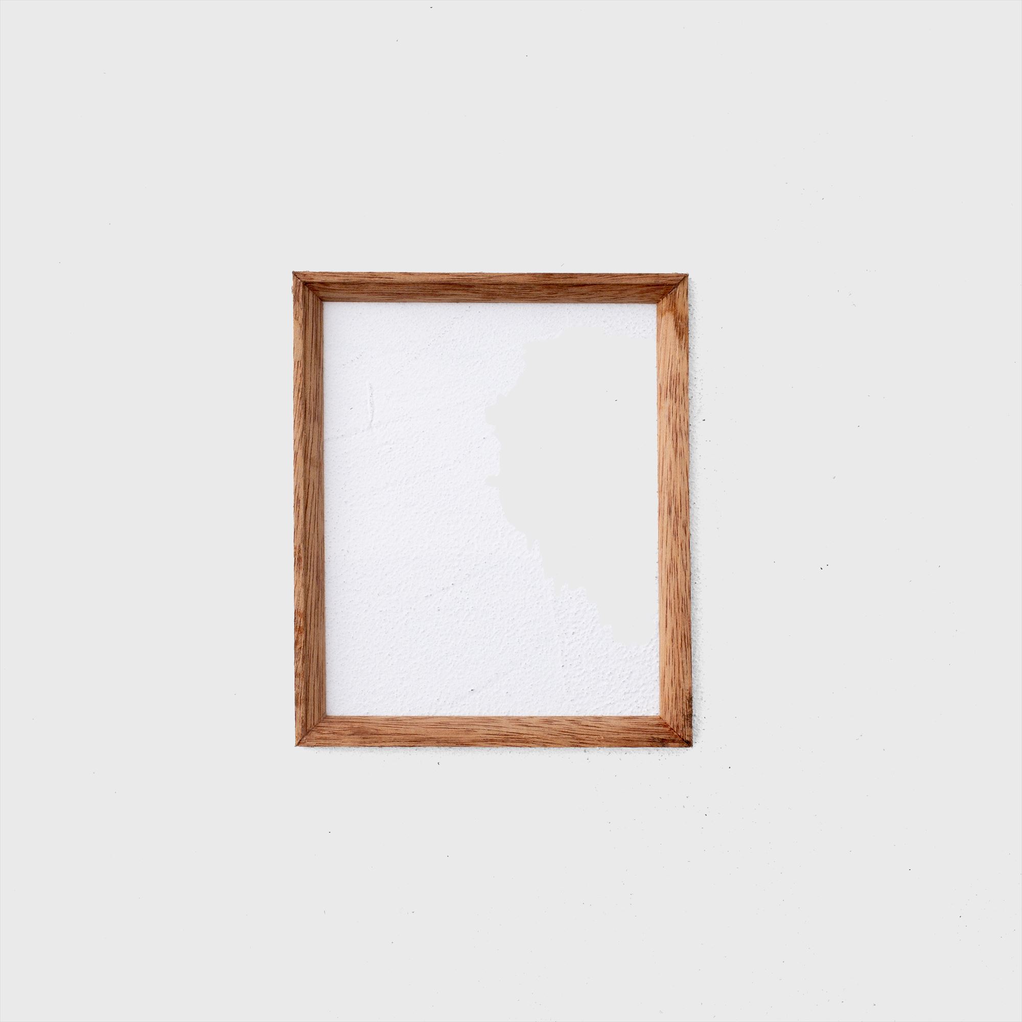 brown wood frame