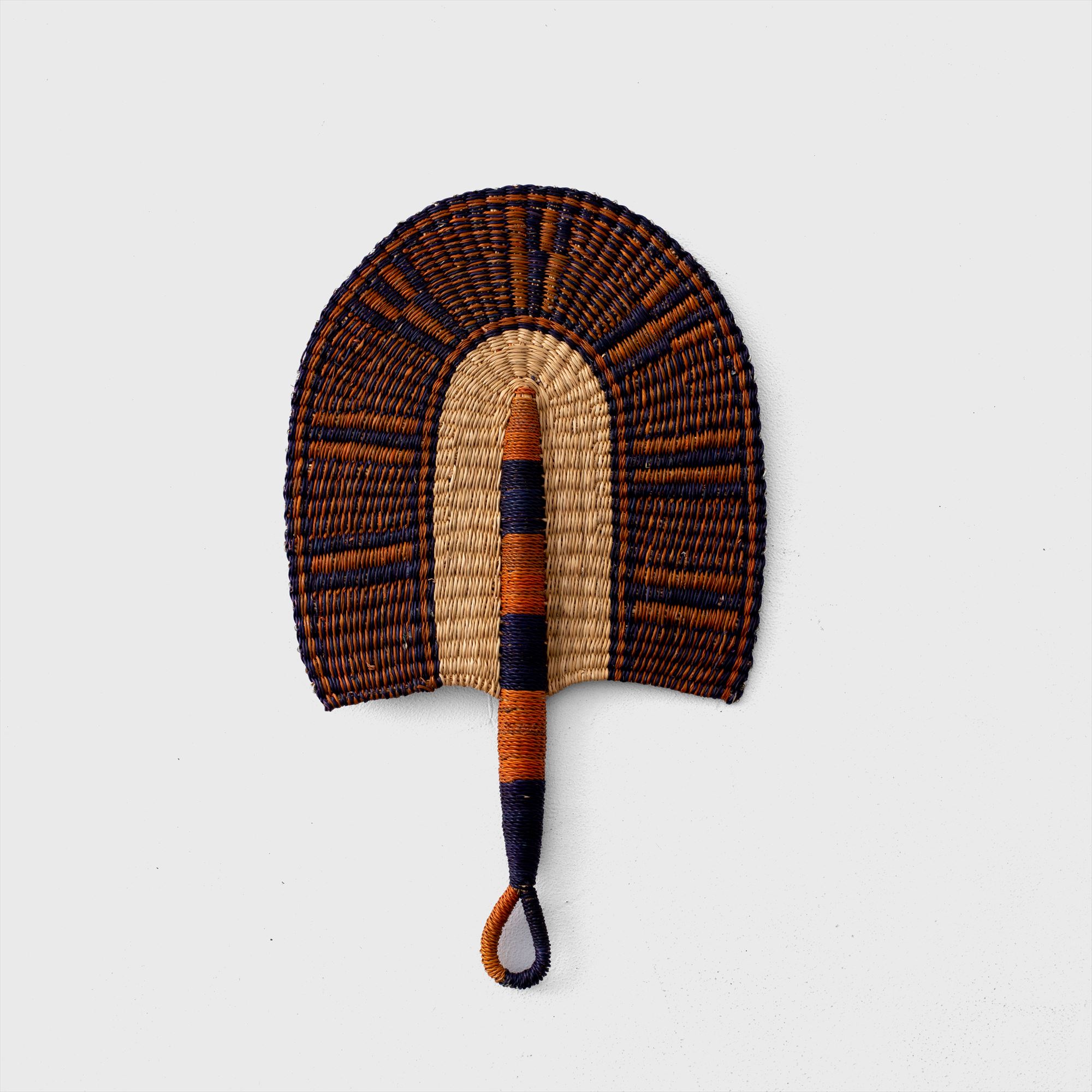 ratten orange hand fan