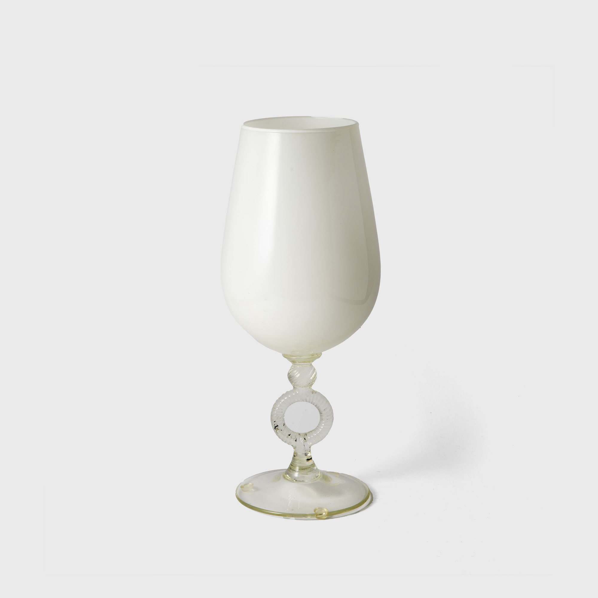 2tone white glass object