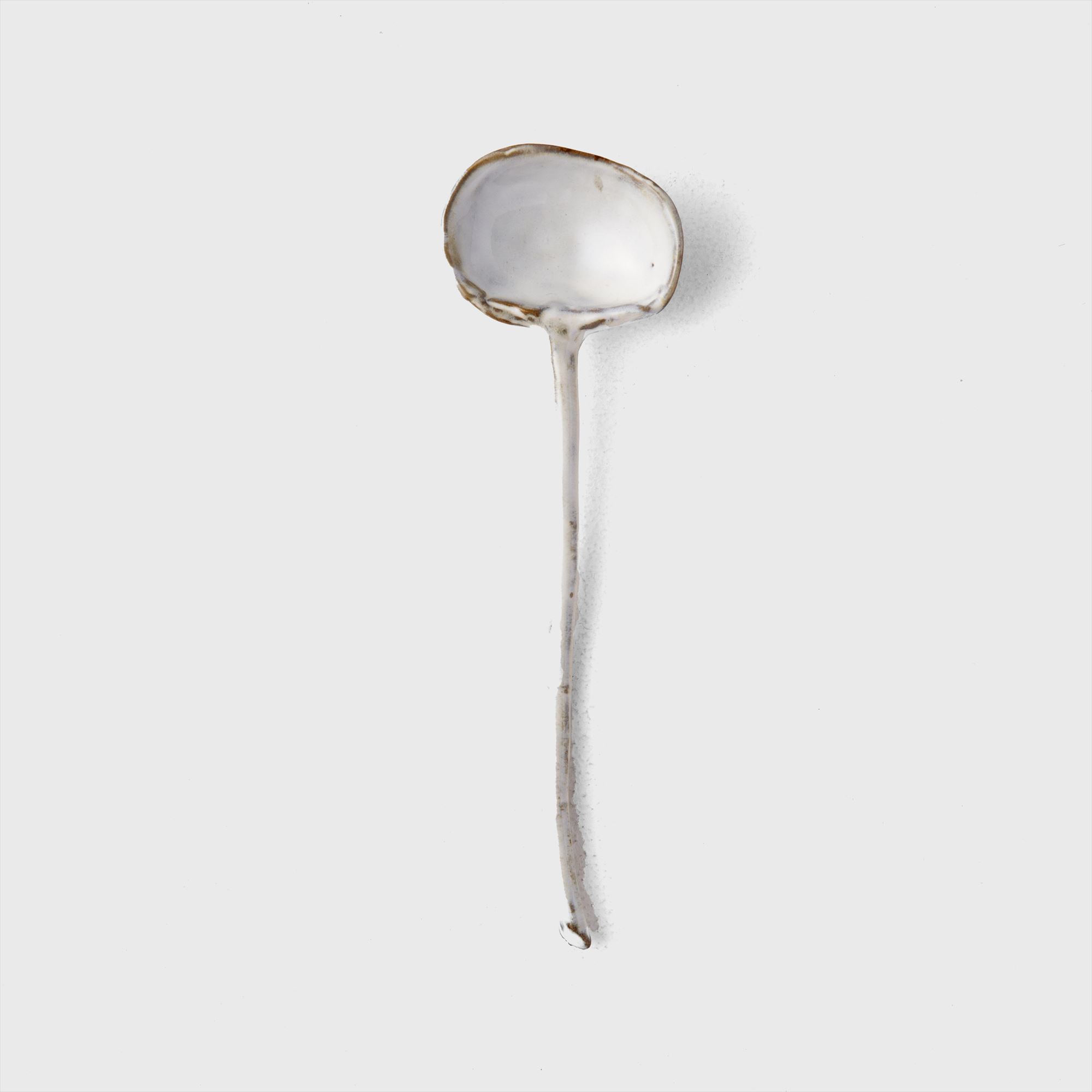 white ladle