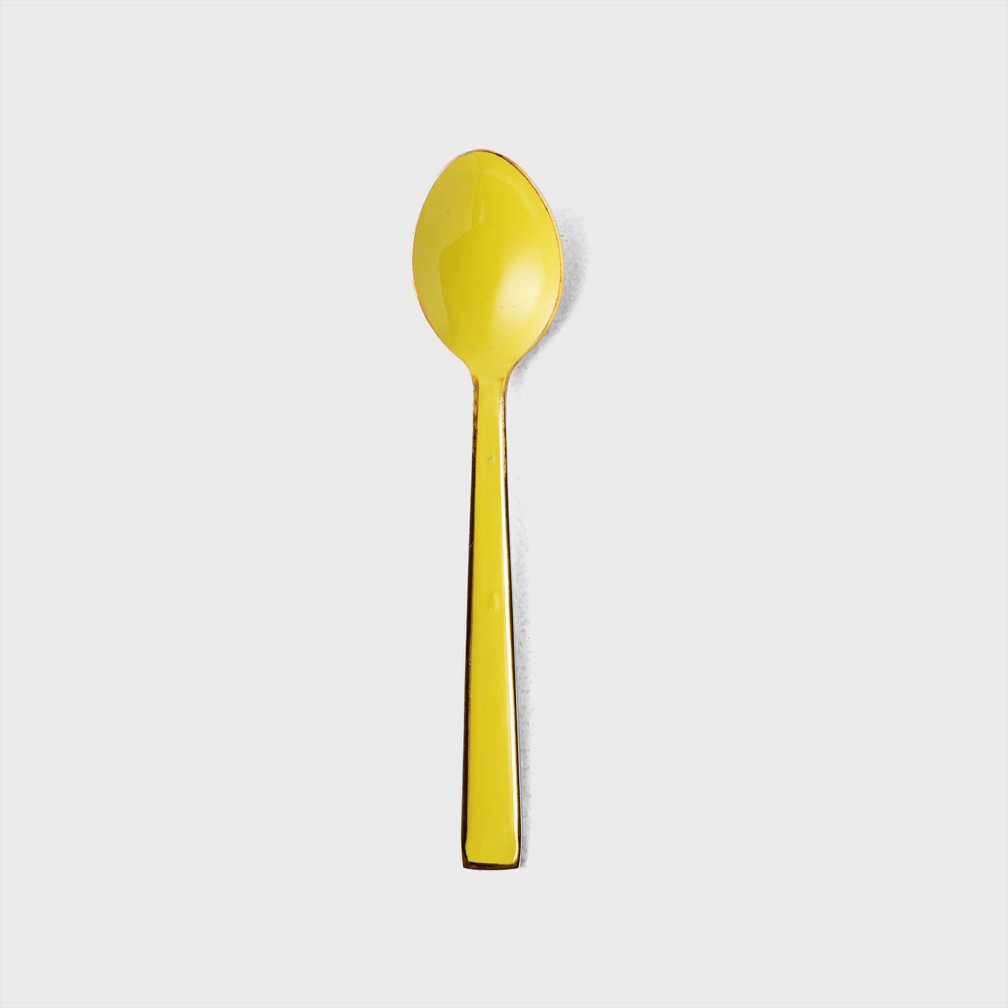 yellow gold spoon