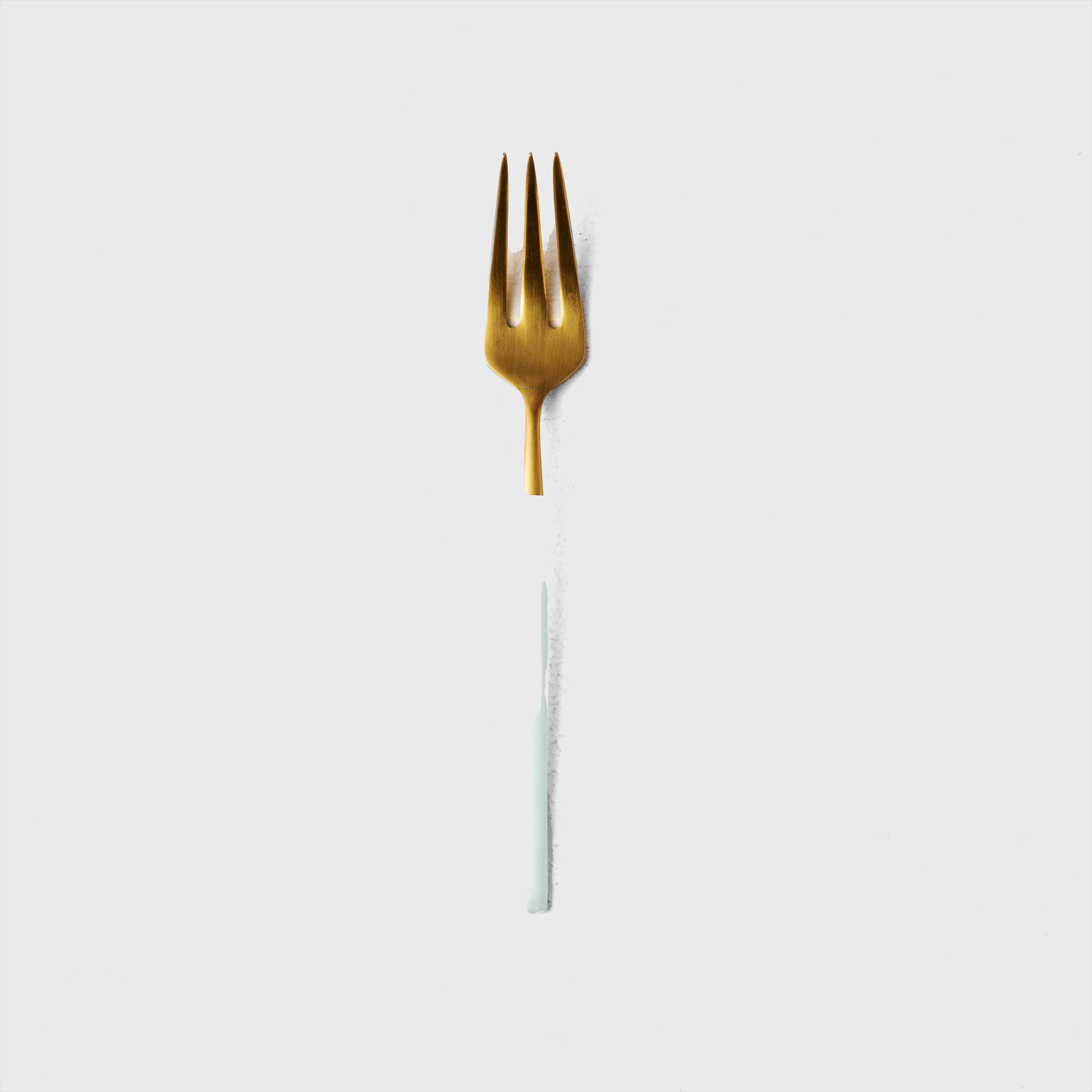 2tone white gold fork