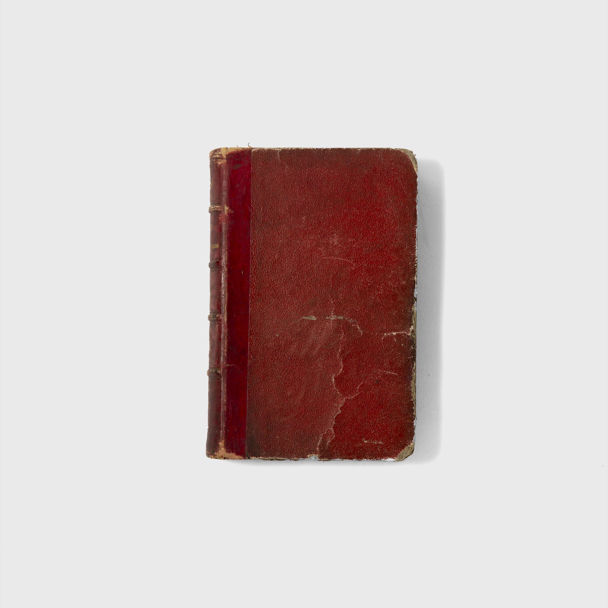 red antique book