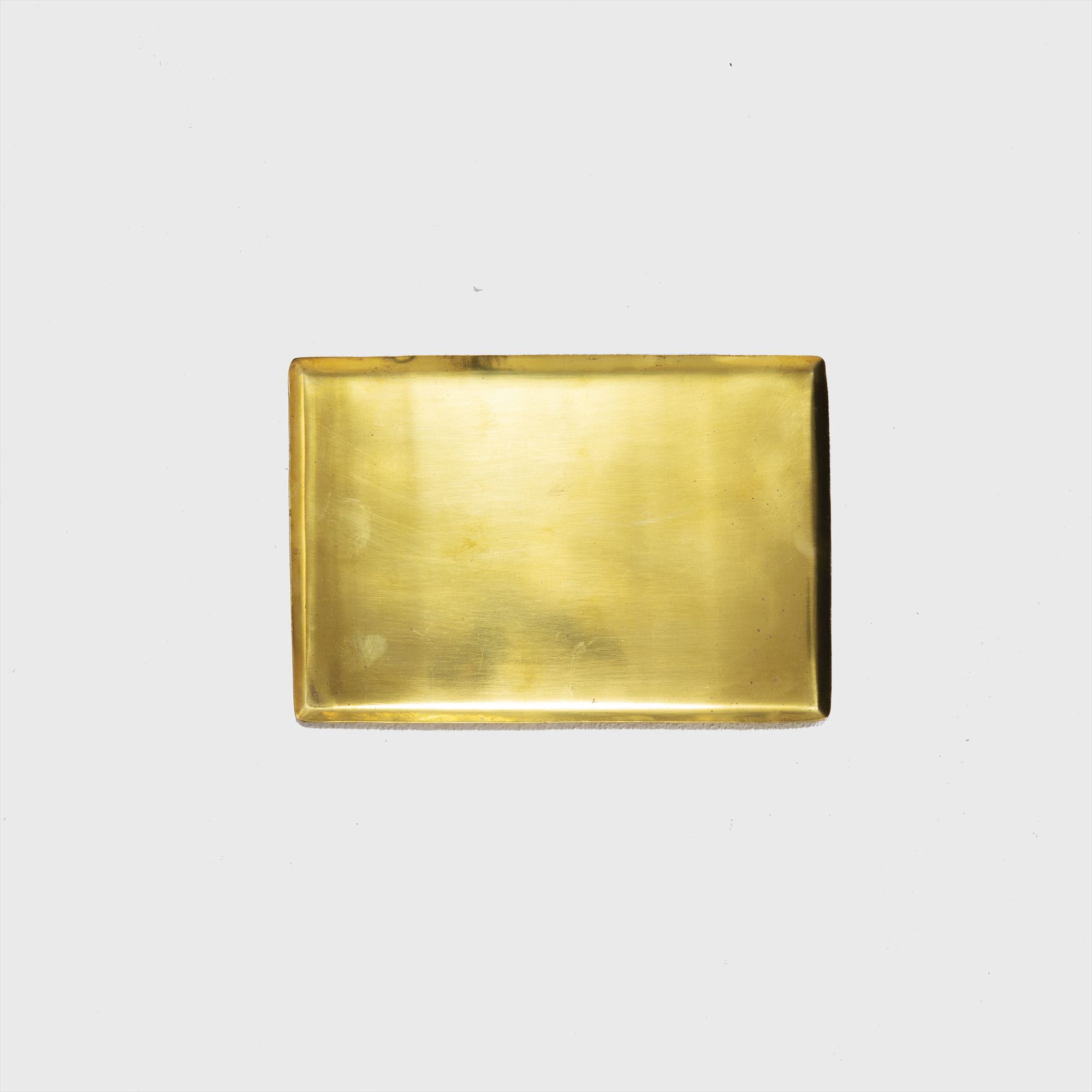 gold rectangle tray