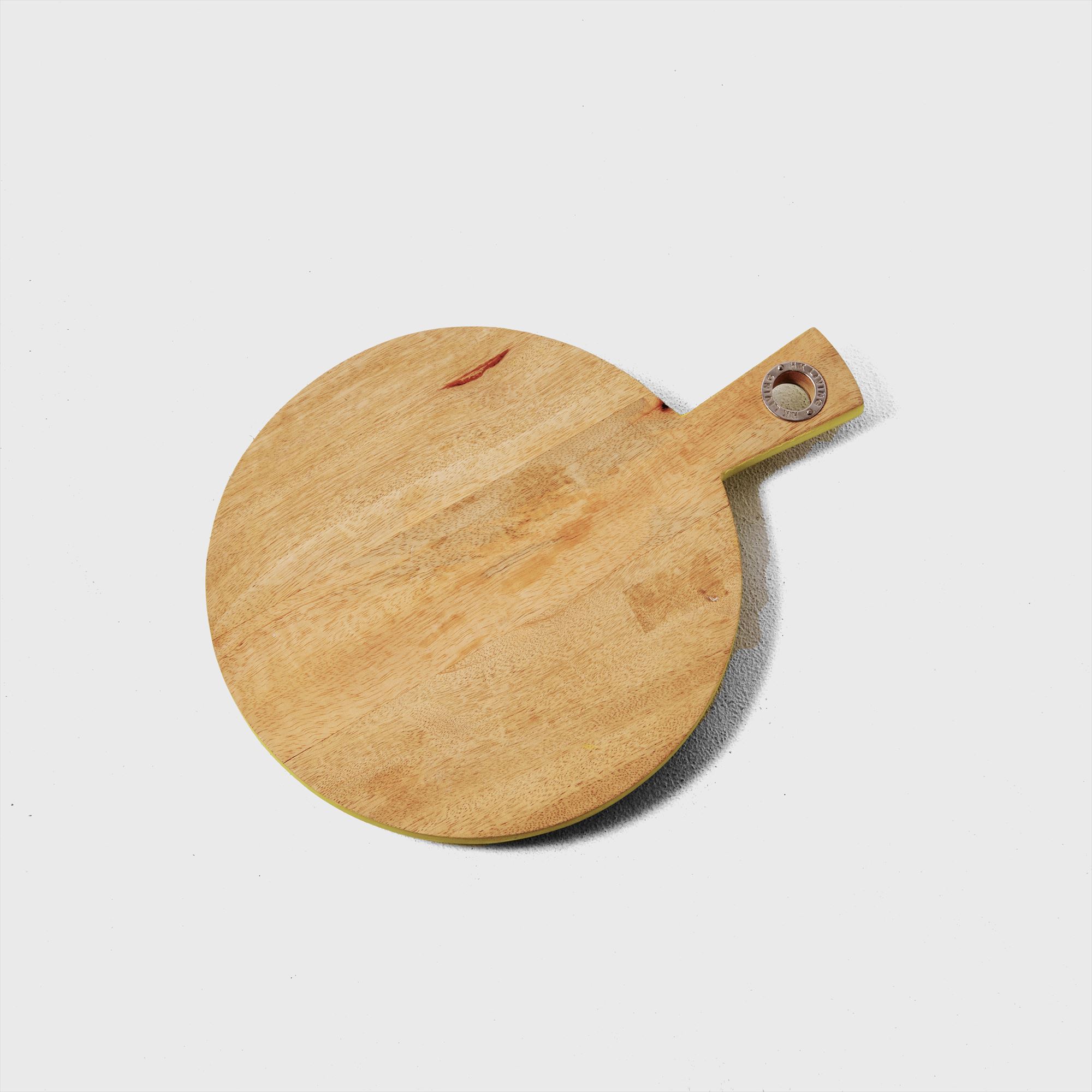 wood round
cutting board