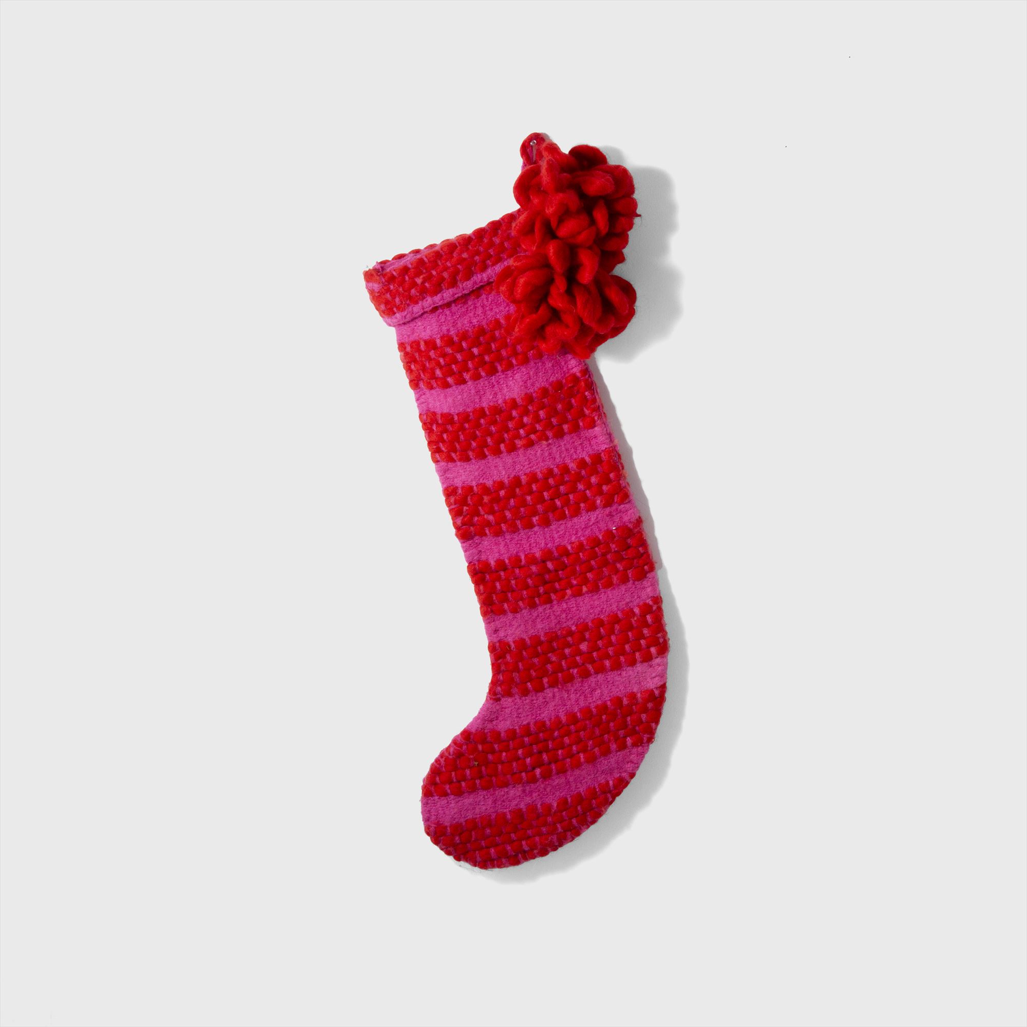 border christmas stocking