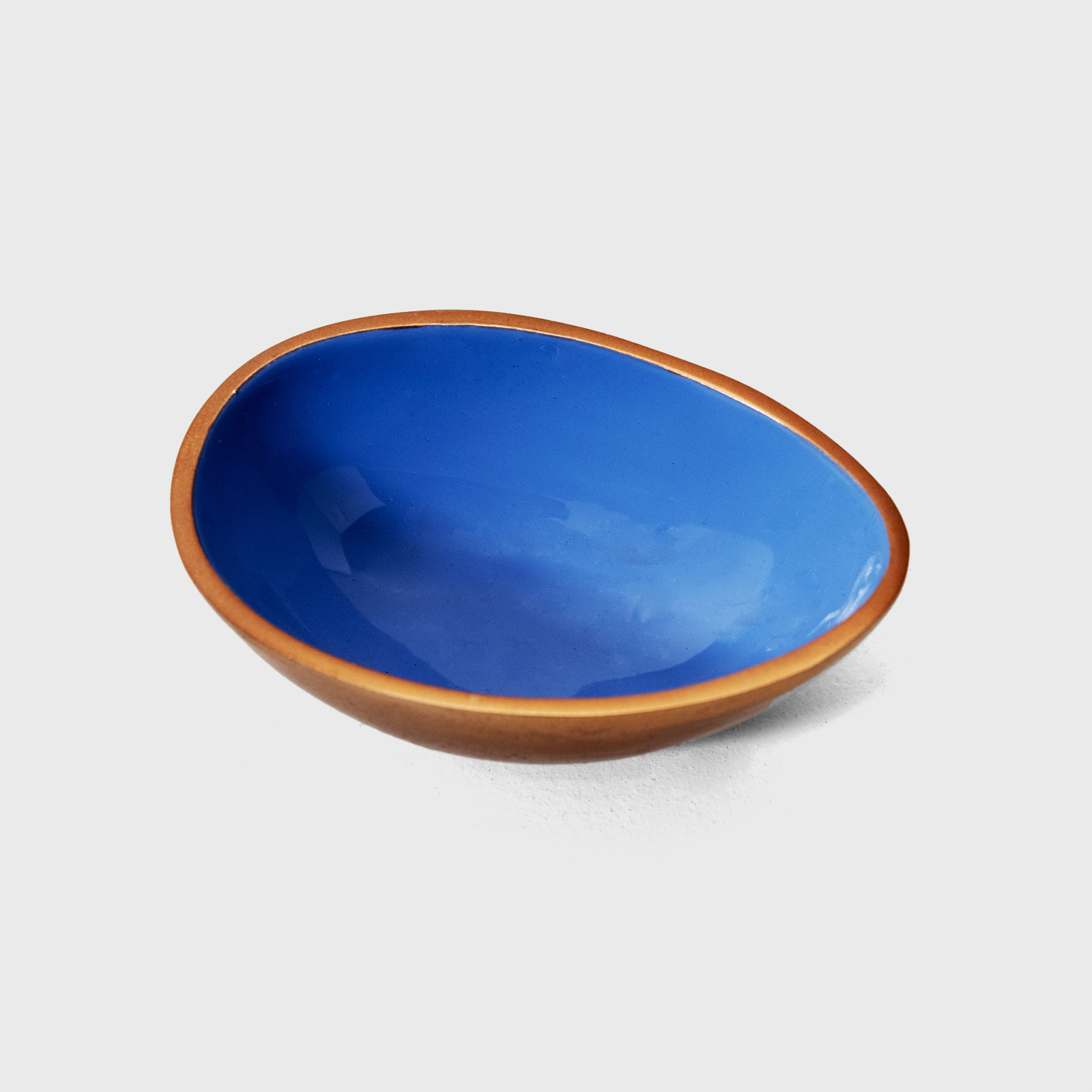 blue gold tray