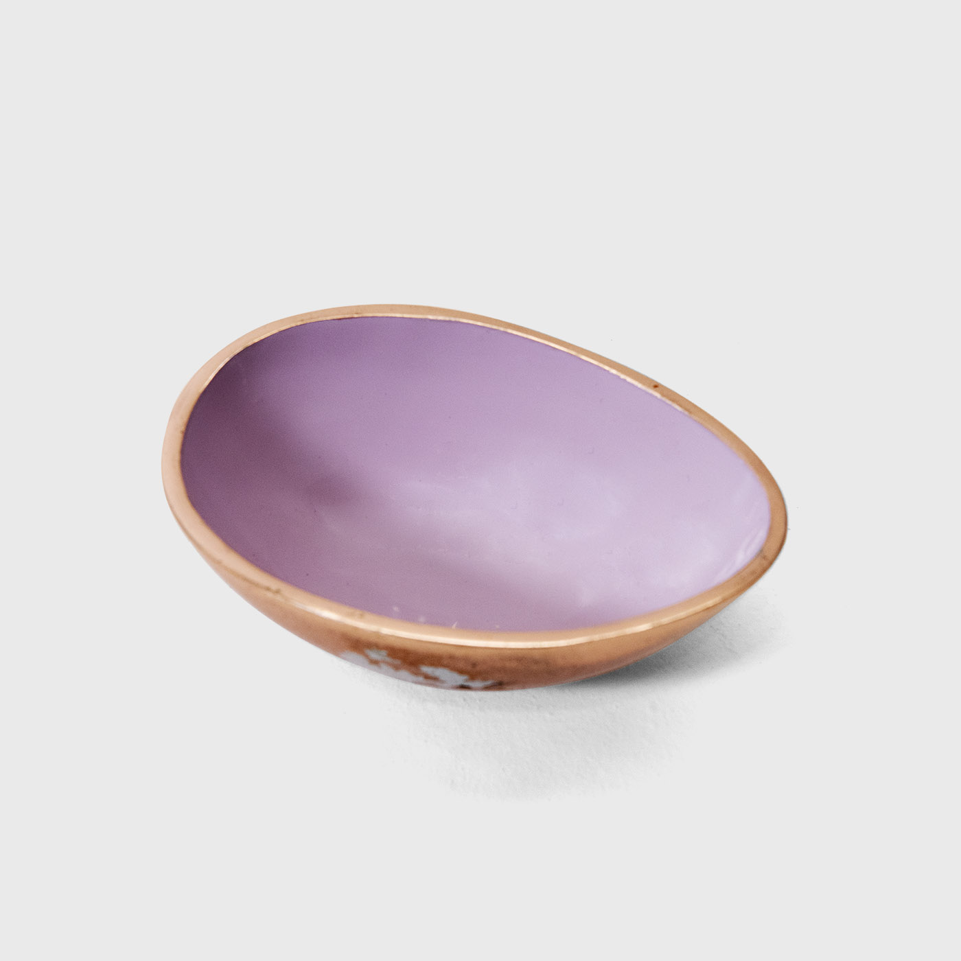 purple gold tray