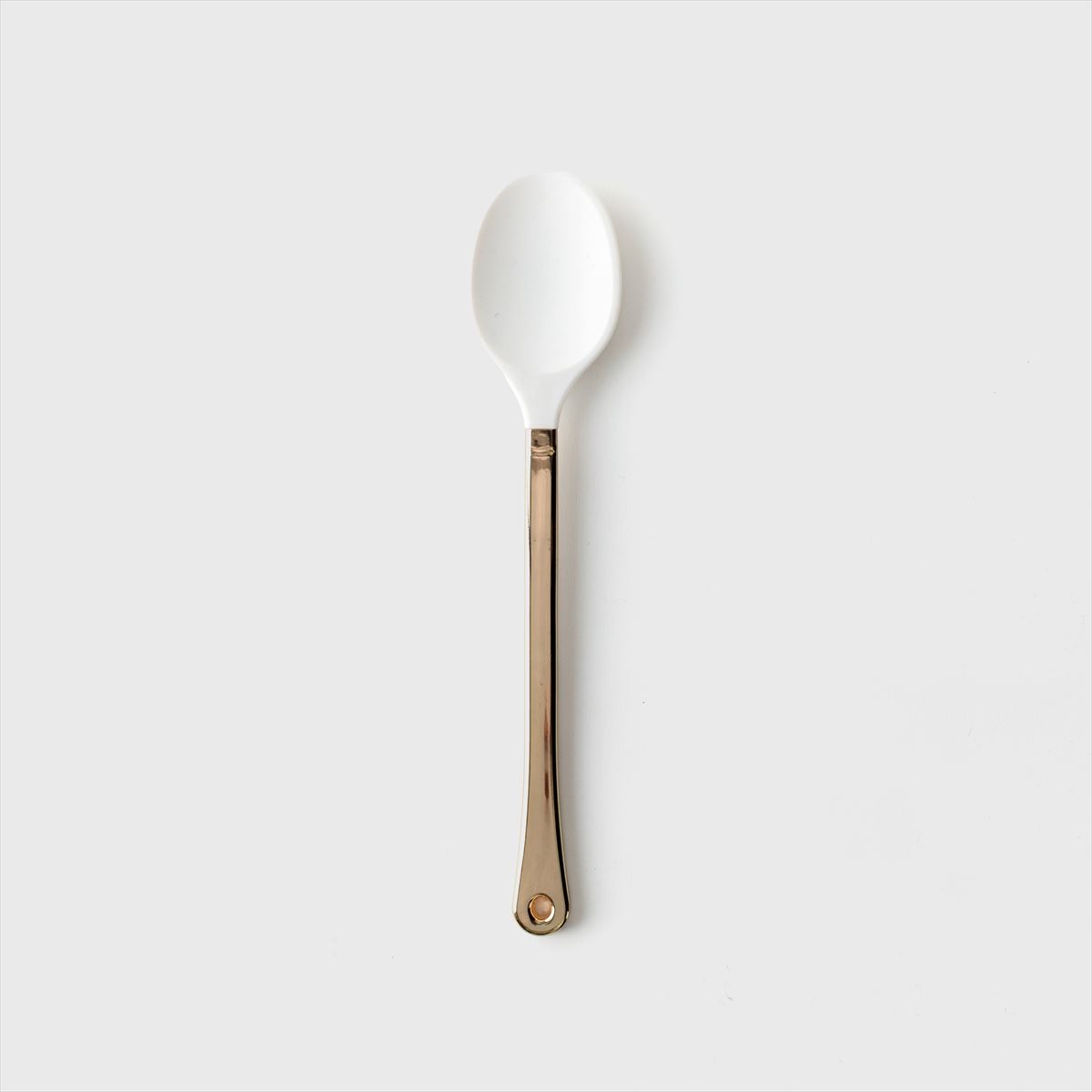 gold two tone spoon