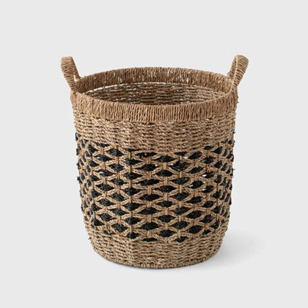 seagrass round basket