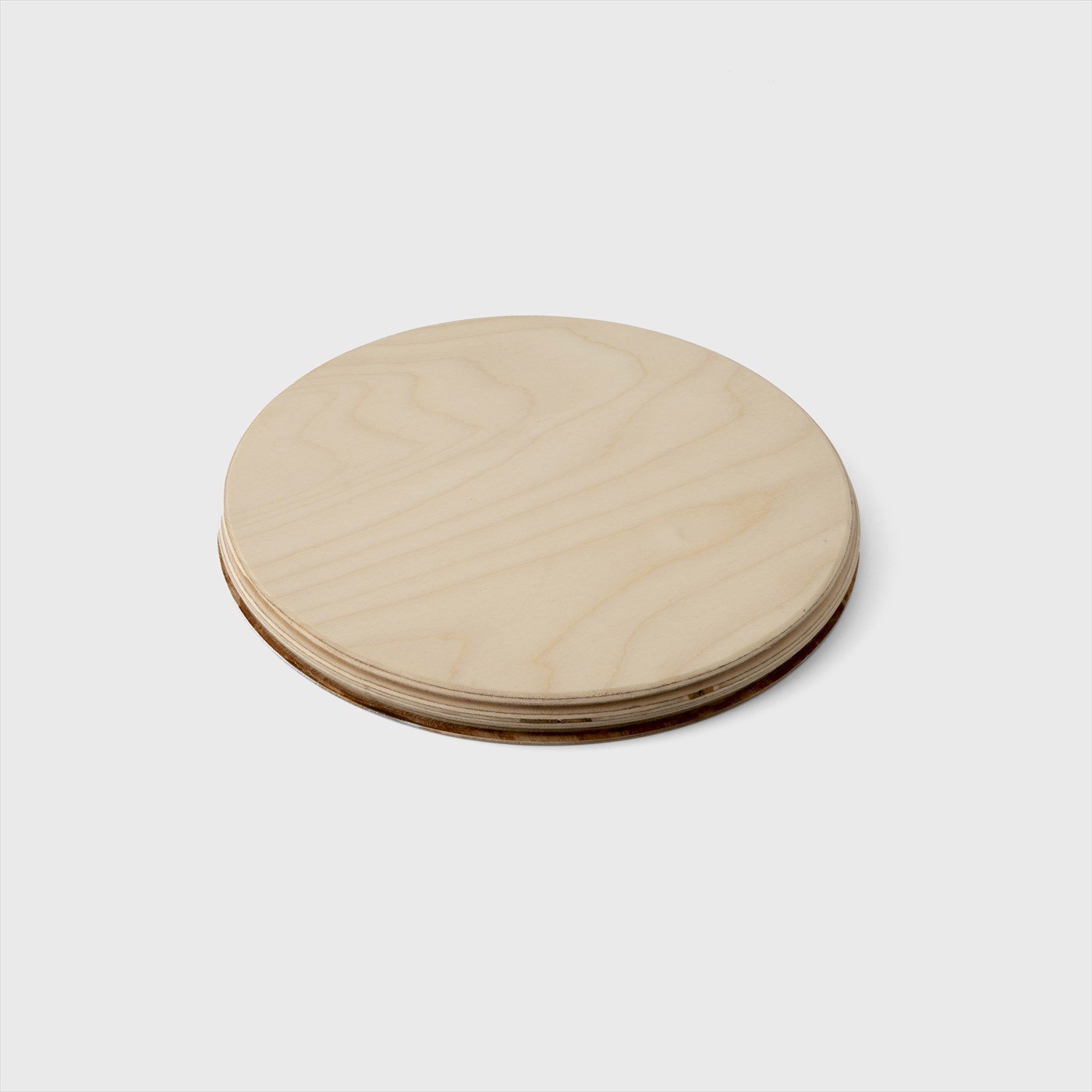 wood round tray (L)