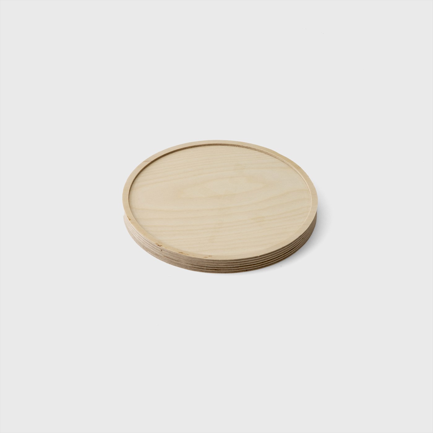 wood round tray (M)