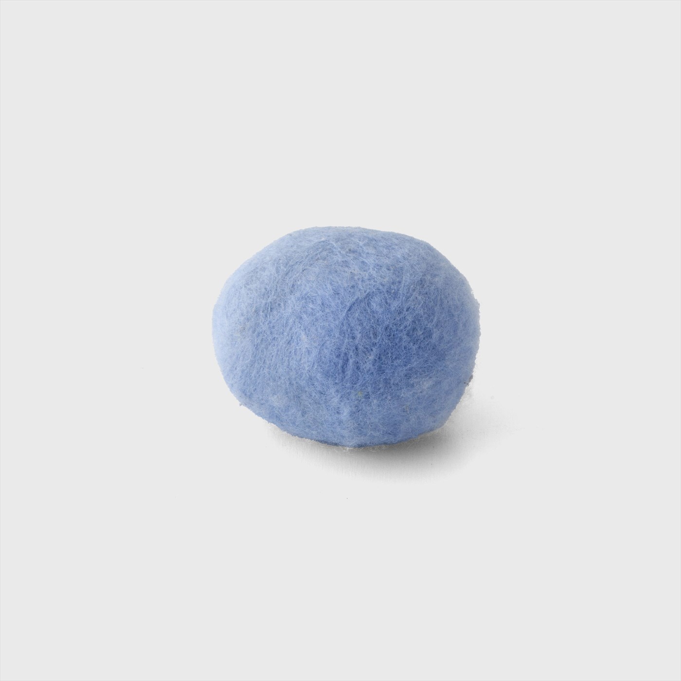 light blue felt ball