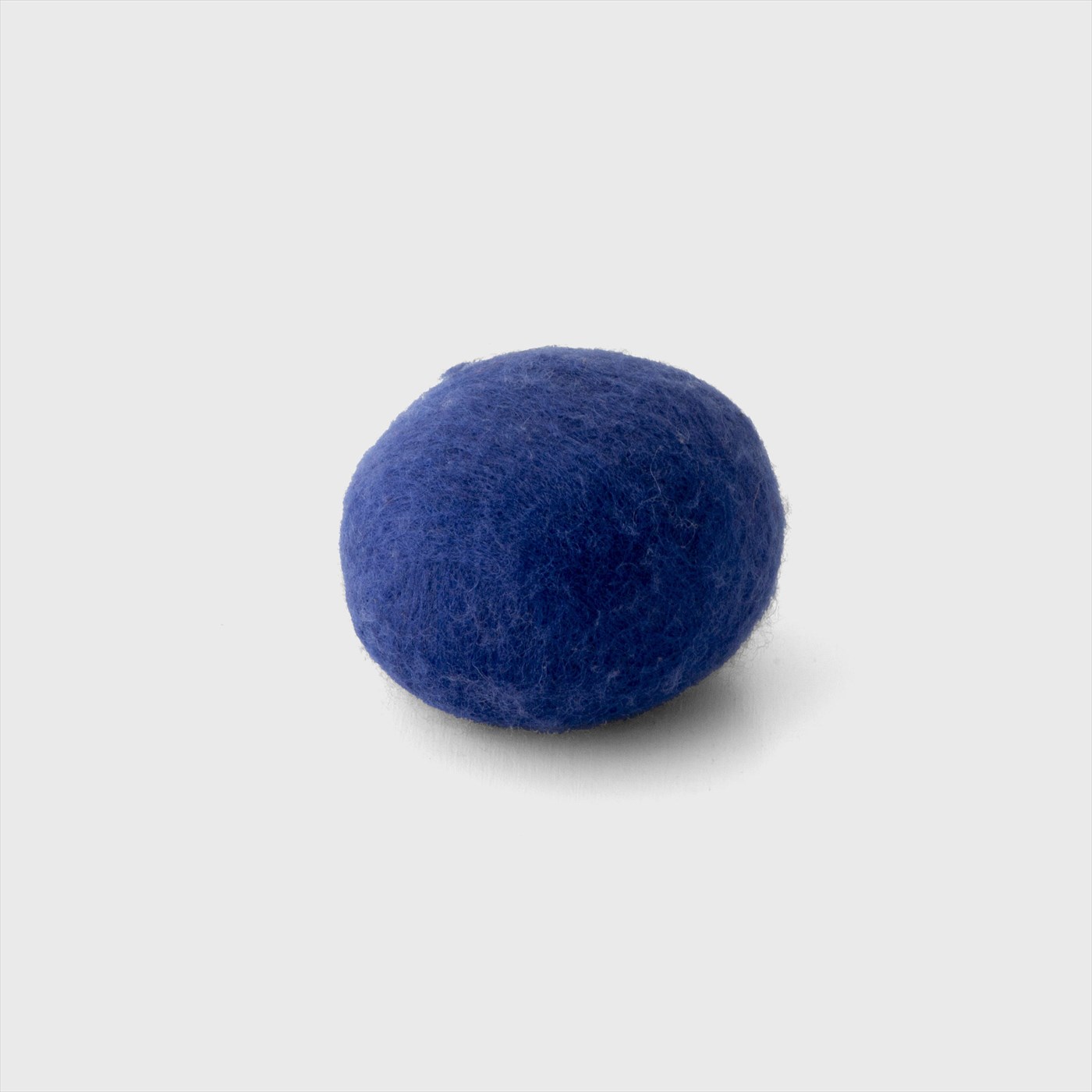 blue felt ball