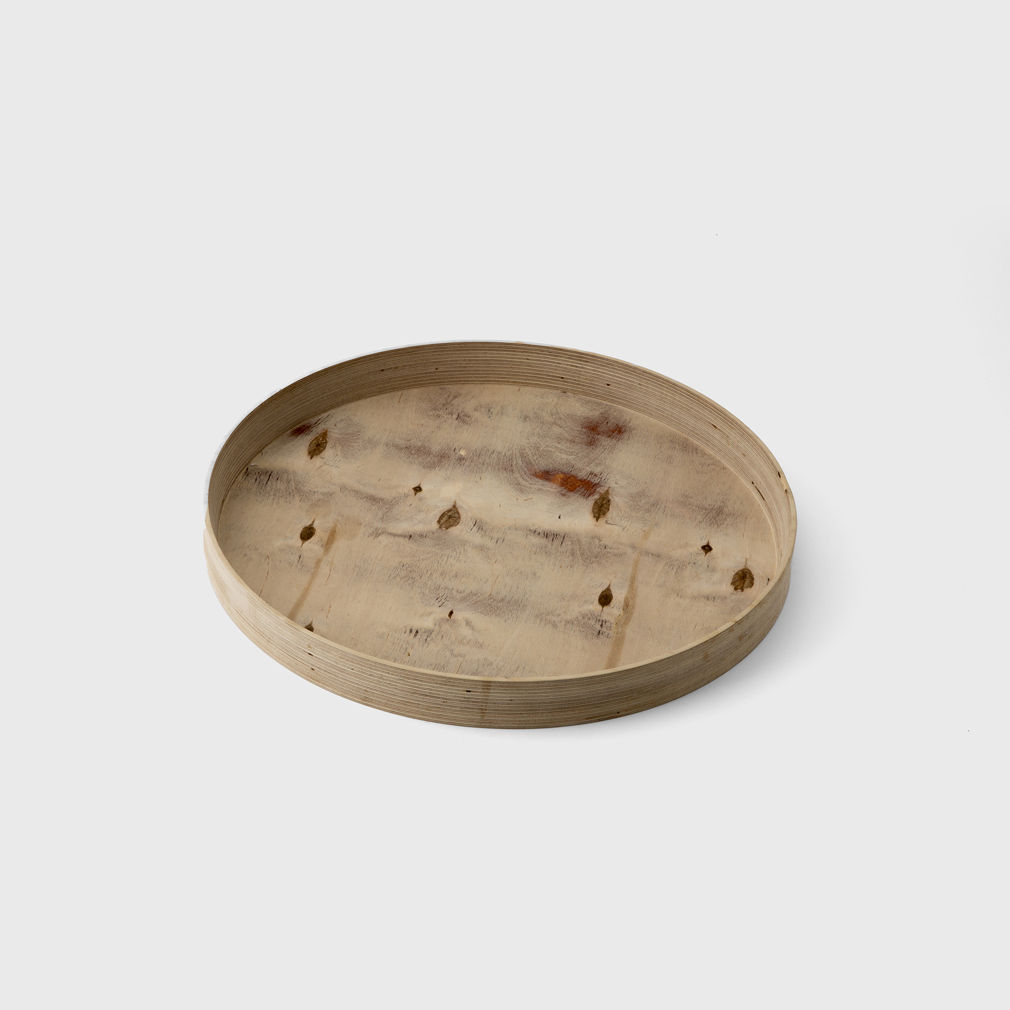 wood round tray