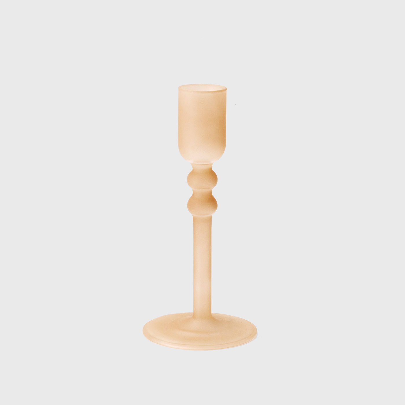 pink candle holder